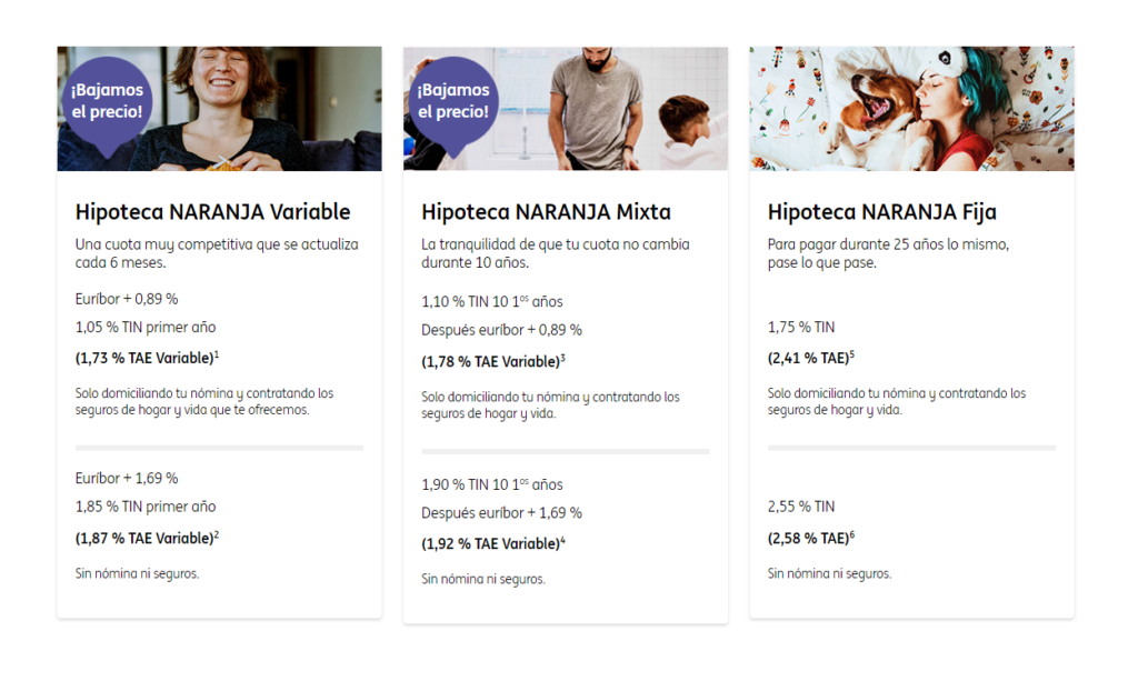 ing银行抵押贷款利率